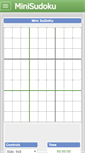 Mobile Screenshot of minisudoku.com